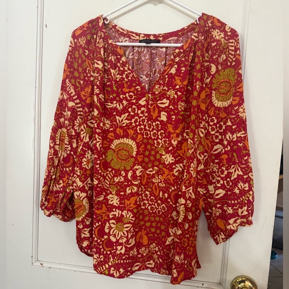Rachel Zoe Fall Patterned Blouse